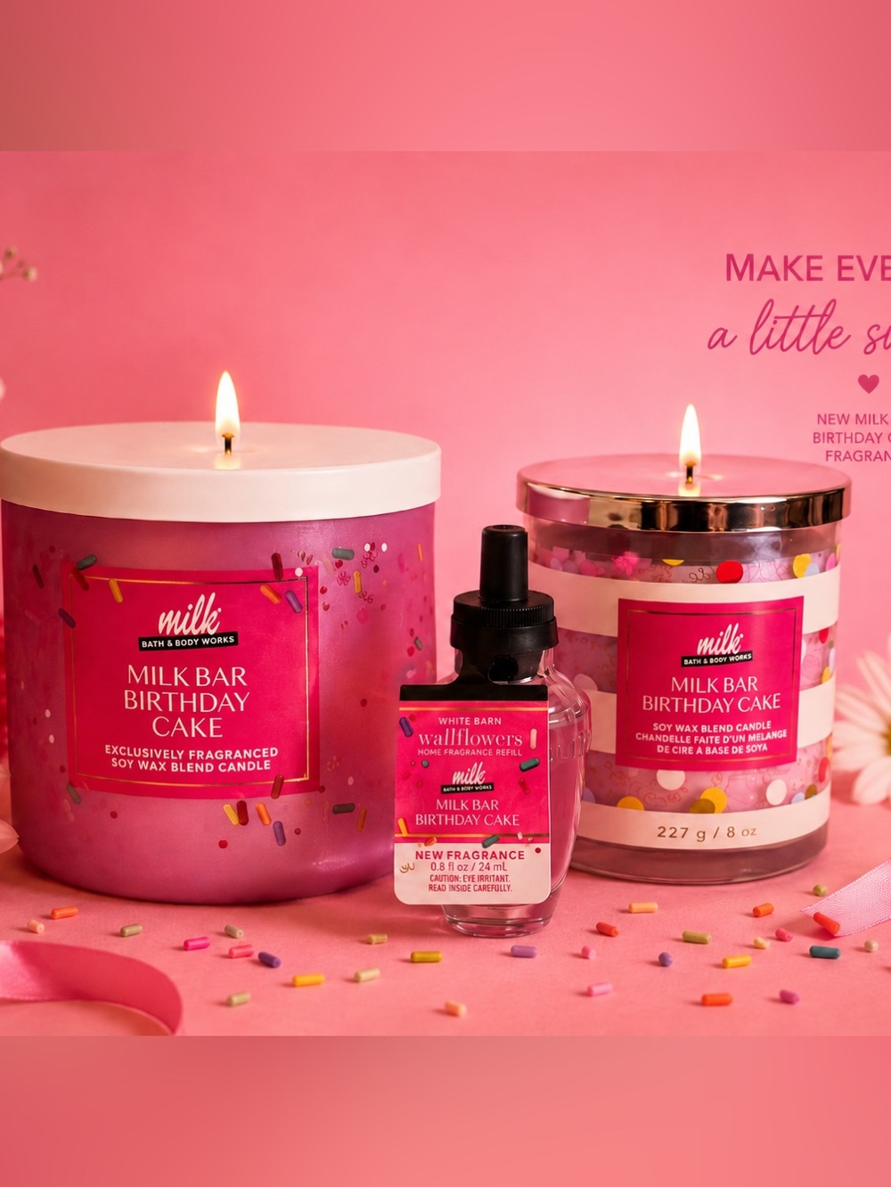 Bath & Body Works Milk Bar Birthday Cake Bundle
